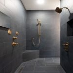 Bathroom Remodel with Elegant Walk-in Shower and Multiple Showerheads